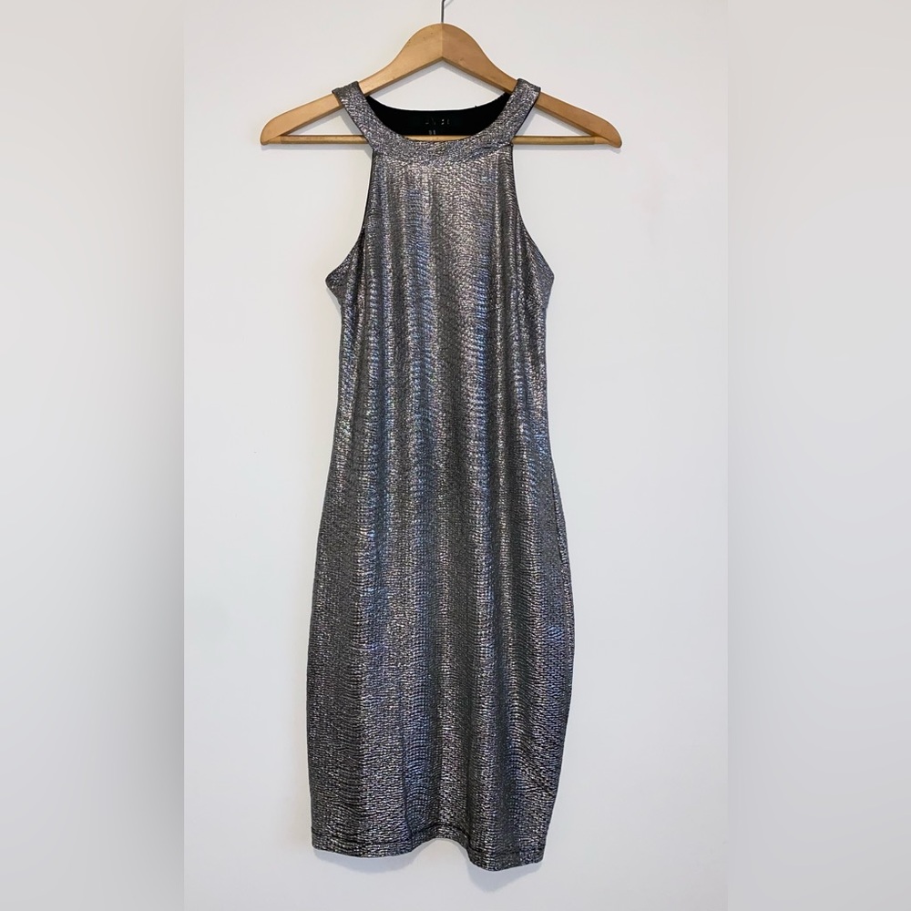 Silver Foil Dress
